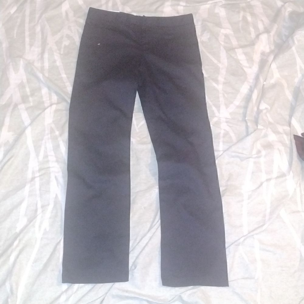 A+ uniform navy blue pants, size 9, waist 32, length 31 3/4, adjustable waistban